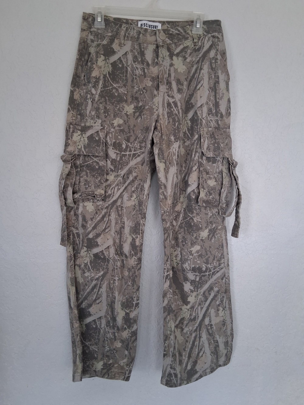 Disclosure Camo Cargo Pants Womens Size 7/28 Camouflage Utility